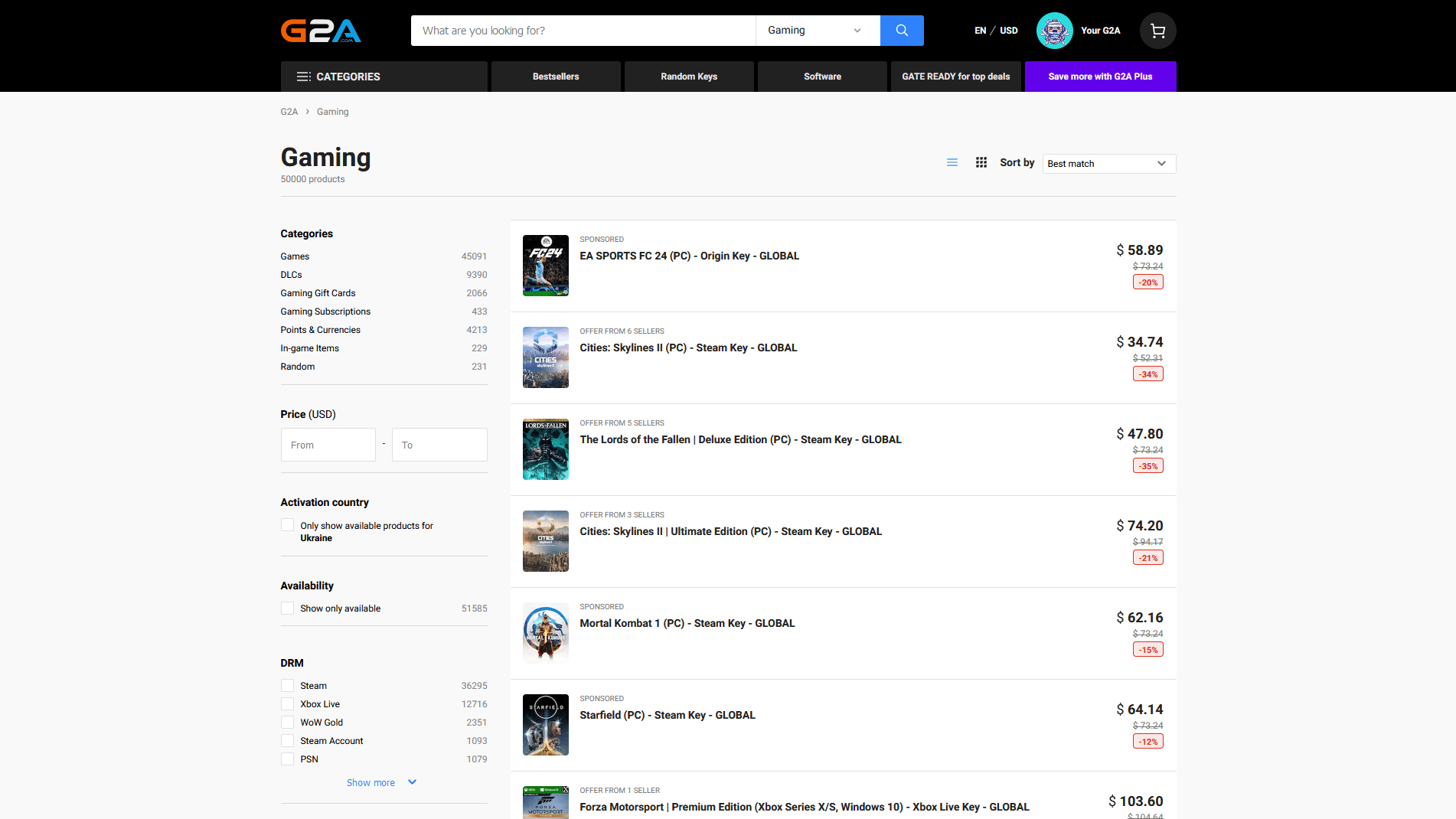 G2A ScreenShot 5