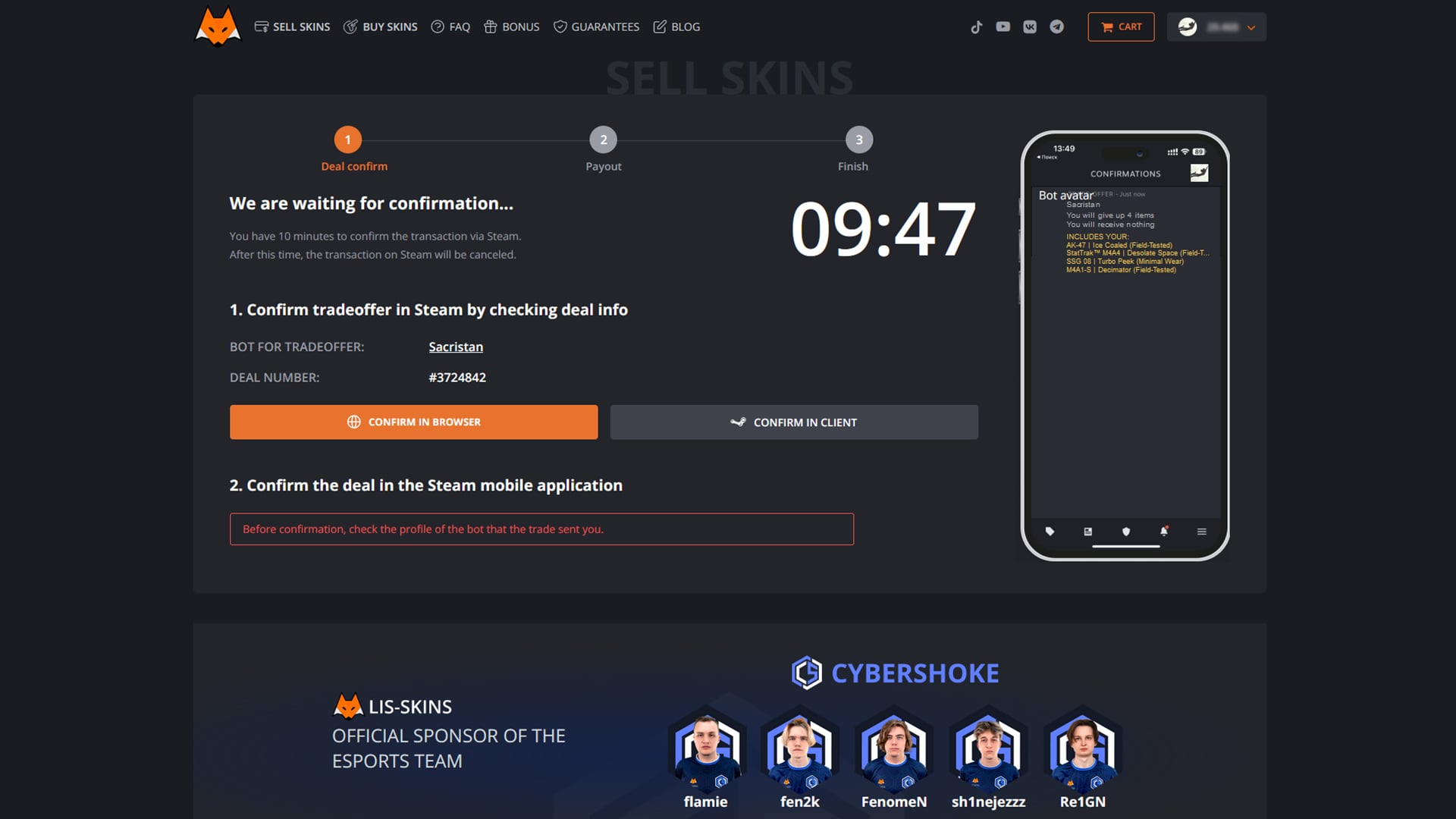 LIS-SKINS ScreenShot 3