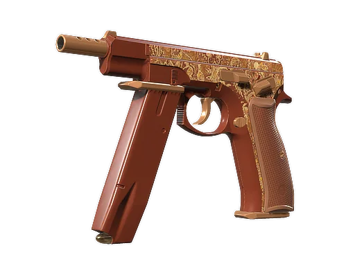 CZ75-Auto | Honey Paisley (Field-Tested)