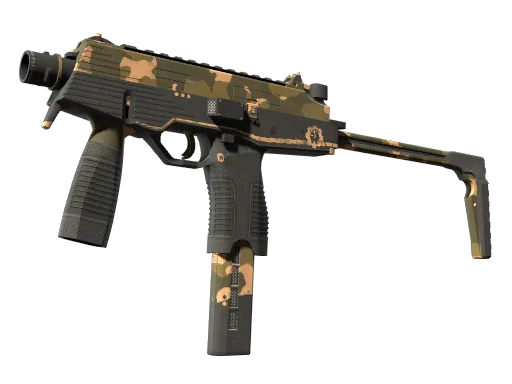 StatTrak™ MP9 | Black Sand (Battle-Scarred)