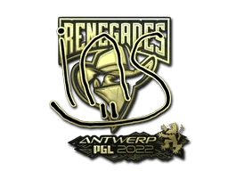 Sticker | ins (Gold) | Antwerp 2022