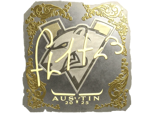 Sticker | FL1T (Gold) | Austin 2025