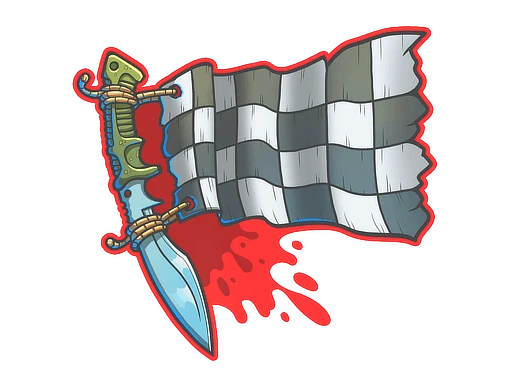 Checkered Kukri | Sticker