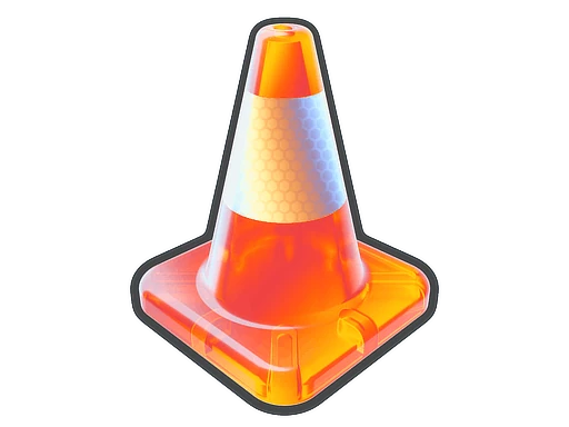 Cone Zone (Holo) | Sticker