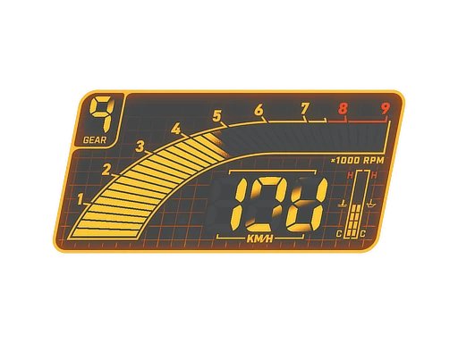 Digital Dashboard (Lenticular) | Sticker