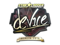 Sticker | device (Gold) | Berlin 2019