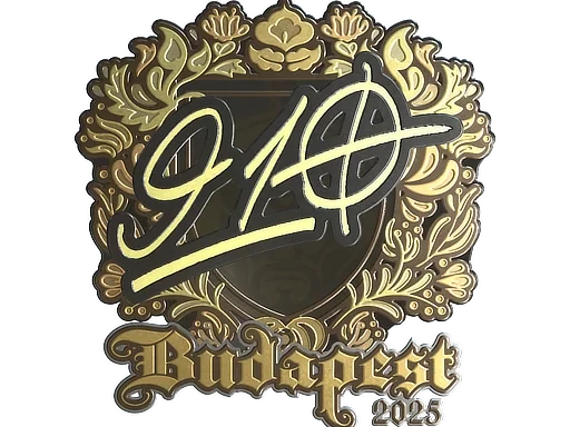 Sticker | 910 (Gold) | Budapest 2025