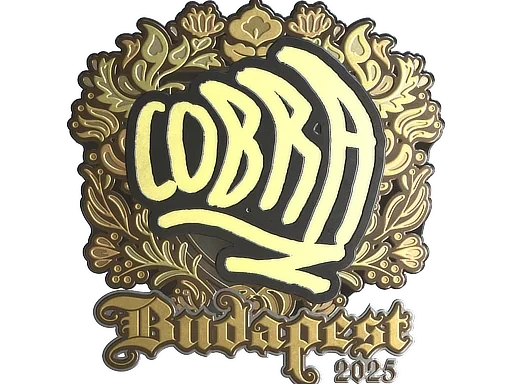 Sticker | cobra (Gold) | Budapest 2025