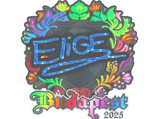 Sticker | EliGE (Holo) | Budapest 2025