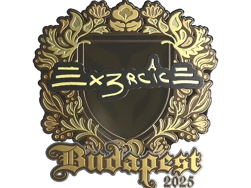 Sticker | Ex3rcice (Gold) | Budapest 2025