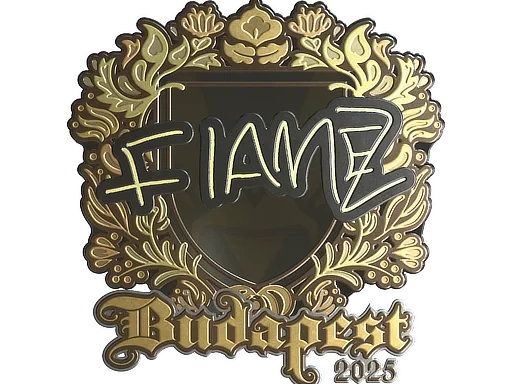 Sticker | FlameZ (Gold) | Budapest 2025