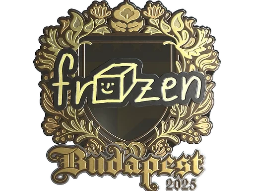 Sticker | frozen (Gold) | Budapest 2025