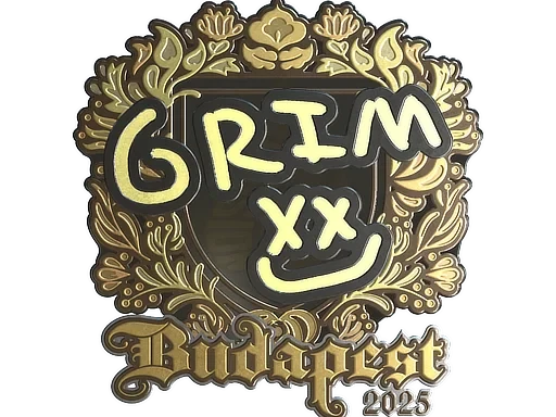 Sticker | Grim (Gold) | Budapest 2025