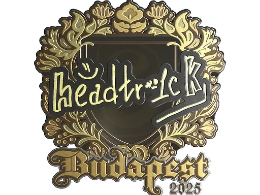 Sticker | headtr1ck (Gold) | Budapest 2025