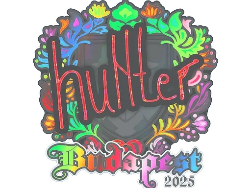 Sticker | huNter- (Holo) | Budapest 2025