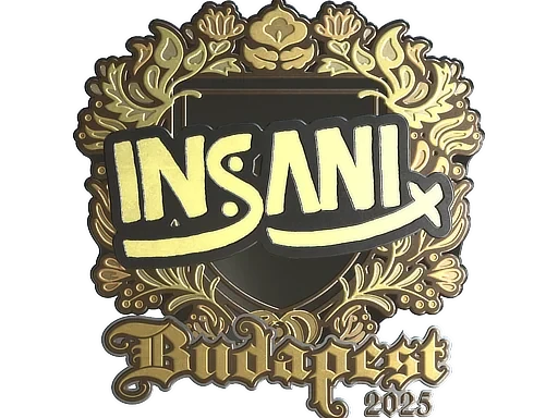 Sticker | insani (Gold) | Budapest 2025