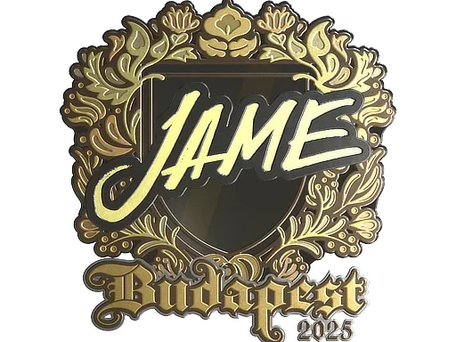 Sticker | Jame (Gold) | Budapest 2025