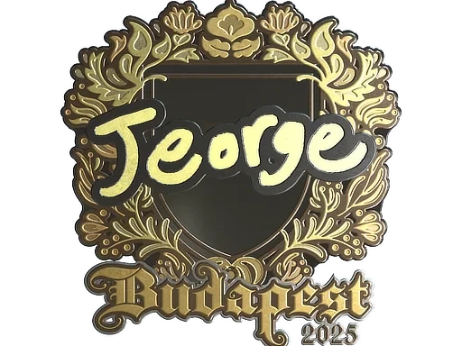 Sticker | jeorge (Gold) | Budapest 2025