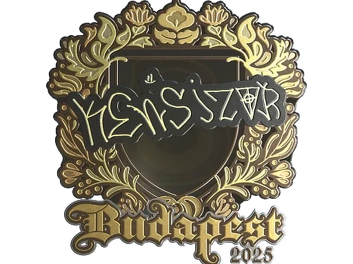 Sticker | kensizor (Gold) | Budapest 2025