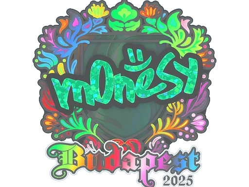 Sticker | m0NESY (Holo) | Budapest 2025
