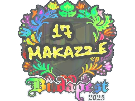 Sticker | makazze (Holo) | Budapest 2025