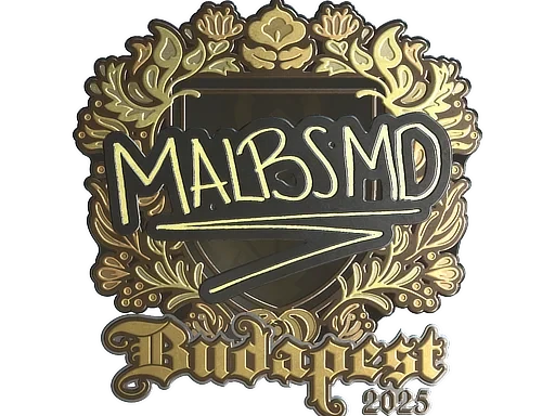 Sticker | malbsMd (Gold) | Budapest 2025