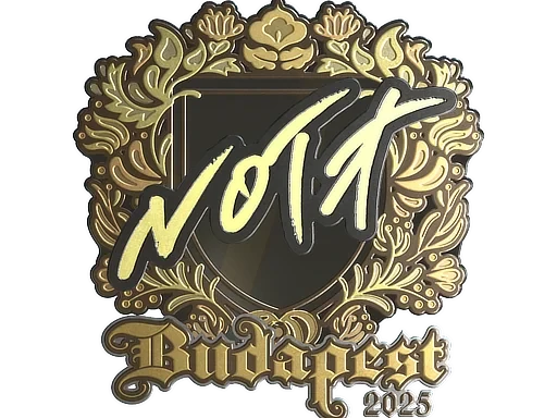 Sticker | nota (Gold) | Budapest 2025