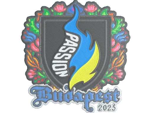 Sticker | Passion UA (Embroidered) | Budapest 2025