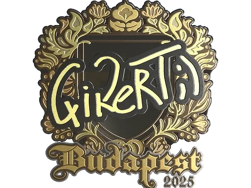 Sticker | qikert (Gold) | Budapest 2025