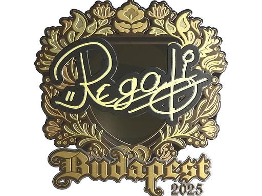 Sticker | regali (Gold) | Budapest 2025