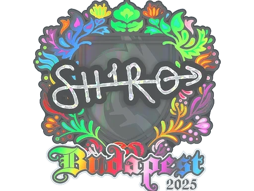 Sticker | sh1ro (Holo) | Budapest 2025
