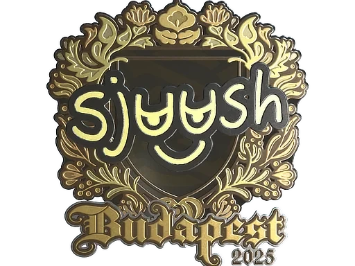 Sticker | sjuush (Gold) | Budapest 2025