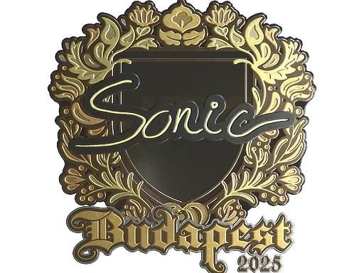 Sticker | Sonic (Gold) | Budapest 2025
