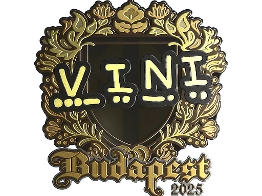 Sticker | VINI (Gold) | Budapest 2025