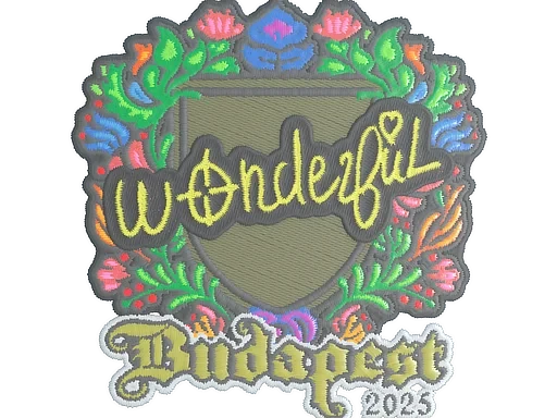 w0nderful (Embroidered) | Budapest 2025