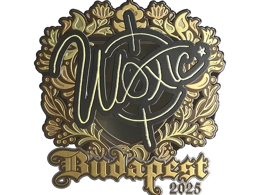 Sticker | woxic (Gold) | Budapest 2025