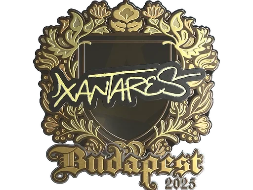 Sticker | XANTARES (Gold) | Budapest 2025