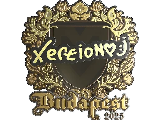 Sticker | xertioN (Gold) | Budapest 2025
