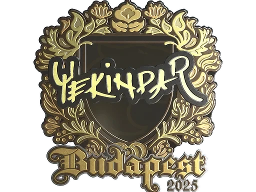 Sticker | YEKINDAR (Gold) | Budapest 2025