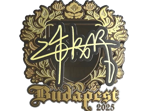 Sticker | z4KR (Gold) | Budapest 2025