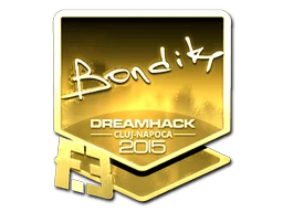 Sticker | bondik (Gold) | Cluj-Napoca 2015