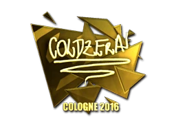 Sticker | coldzera (Gold) | Cologne 2016