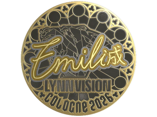 Sticker | EmiliaQAQ (Gold) | Cologne 2026
