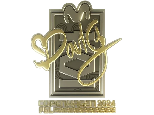 Sticker | dav1g (Gold) | Copenhagen 2024