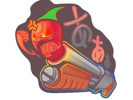 Pepper Gauge (Lenticular) | Sticker