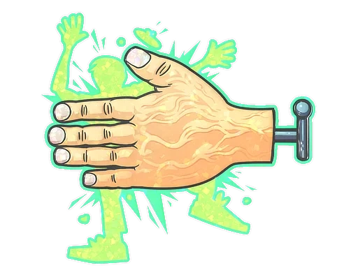 High Five! (Glitter) | Sticker