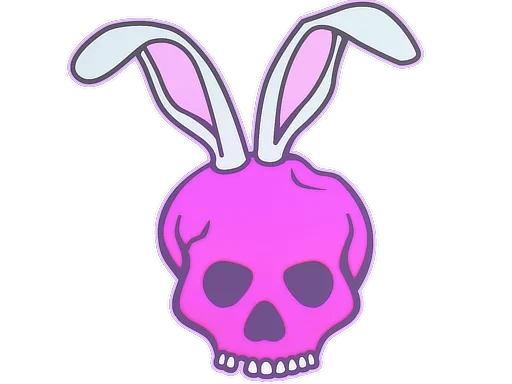 Skull Bunny | Sticker