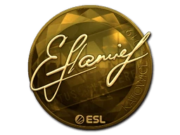 Sticker | flamie (Gold) | Katowice 2019