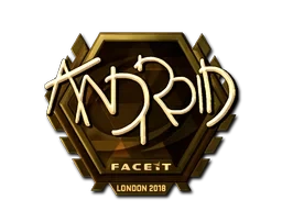 Sticker | ANDROID (Gold) | London 2018