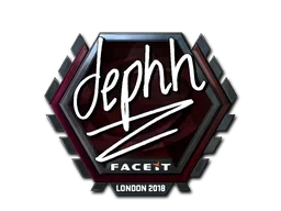 Sticker | dephh (Foil) | London 2018